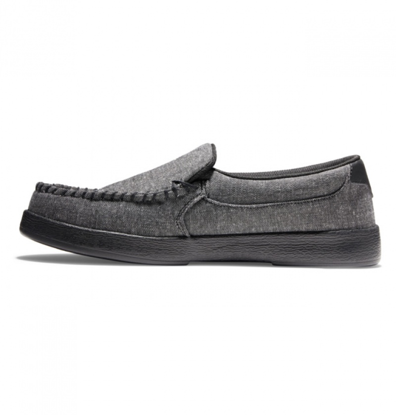 Hombre Slip On DC Shoes Villain Negras | NKD-475689