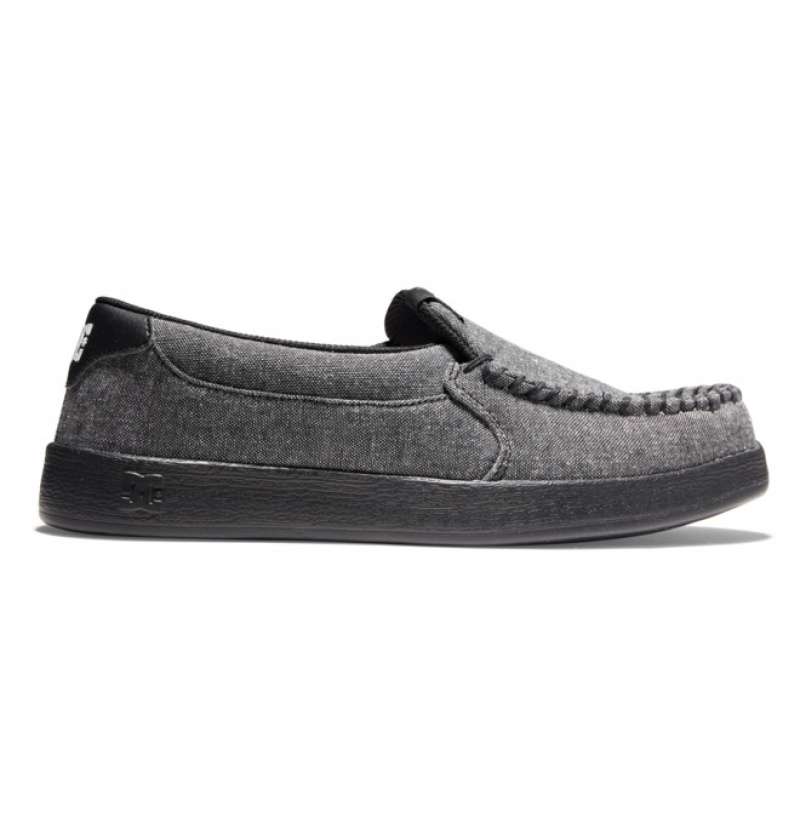 Hombre Slip On DC Shoes Villain Negras | NKD-475689