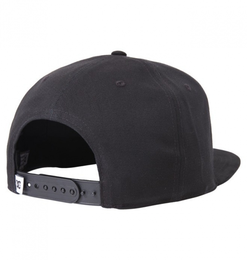 Hombre Sombreros DC Shoes Brackers 3 Snapback Negras | JSD-023186