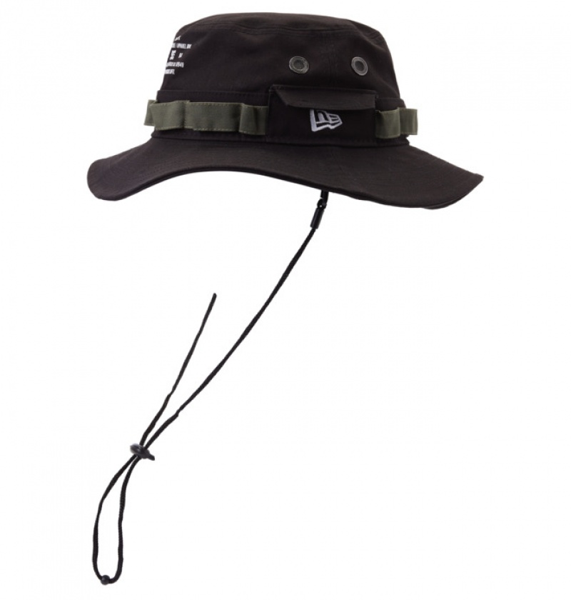 Hombre Sombreros DC Shoes Bushwick New Era Fitted Boonie Negras | ZCX-327049