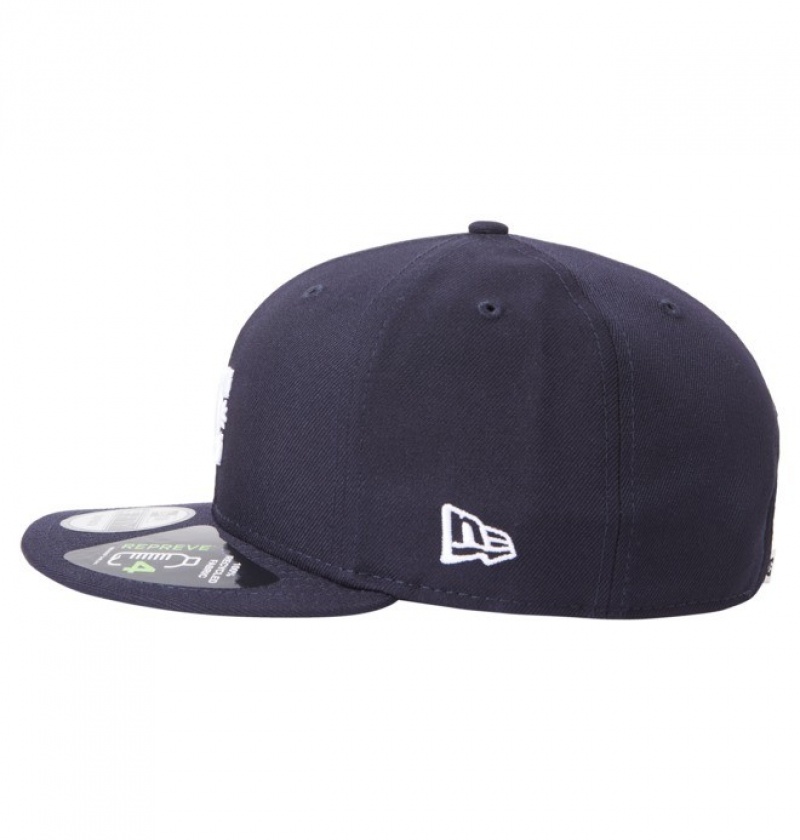 Hombre Sombreros DC Shoes Empire Fielder Snapback Azul Marino | DRJ-910347