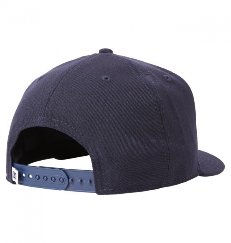 Hombre Sombreros DC Shoes Empire Fielder Snapback Azul Marino | DRJ-910347