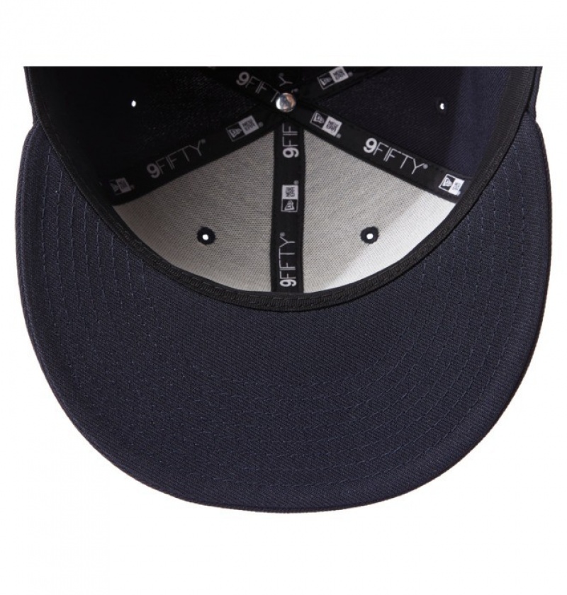 Hombre Sombreros DC Shoes Empire Fielder Snapback Azul Marino | DRJ-910347