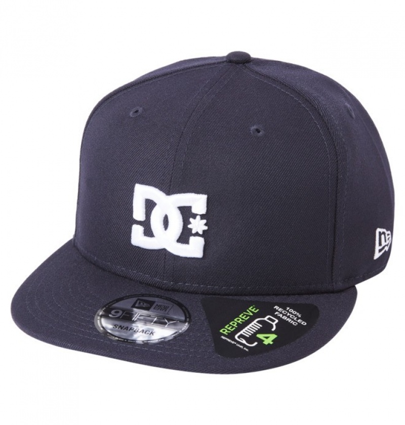 Hombre Sombreros DC Shoes Empire Fielder Snapback Azul Marino | DRJ-910347