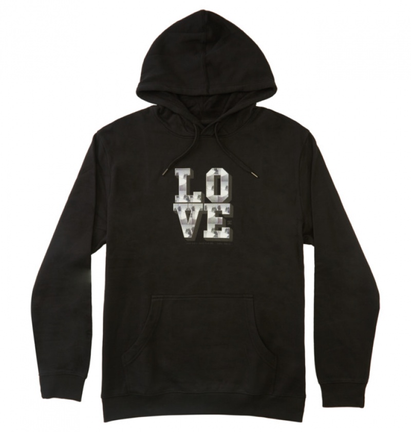 Hombre Sudaderas DC Shoes BLABAC x Kalis Love Park Negras | YXP-634751