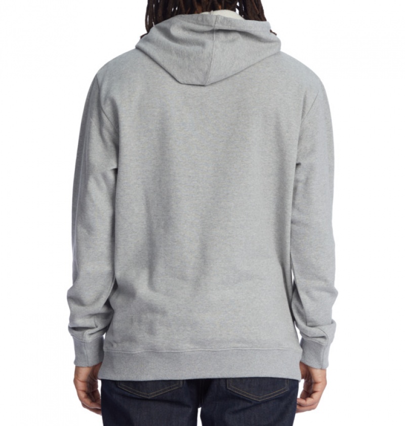 Hombre Sudaderas DC Shoes DC Star Gris | AEP-270541