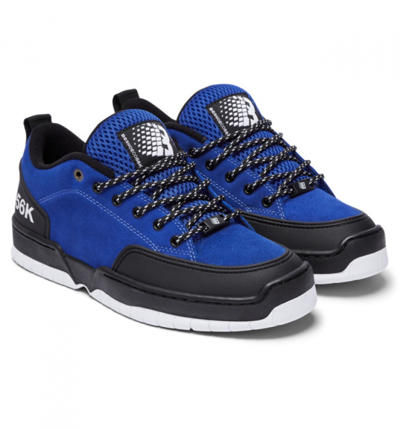 Hombre Tenis DC Shoes Bronze56K x DC Clocker Azul Marino Negras | CMS-279850