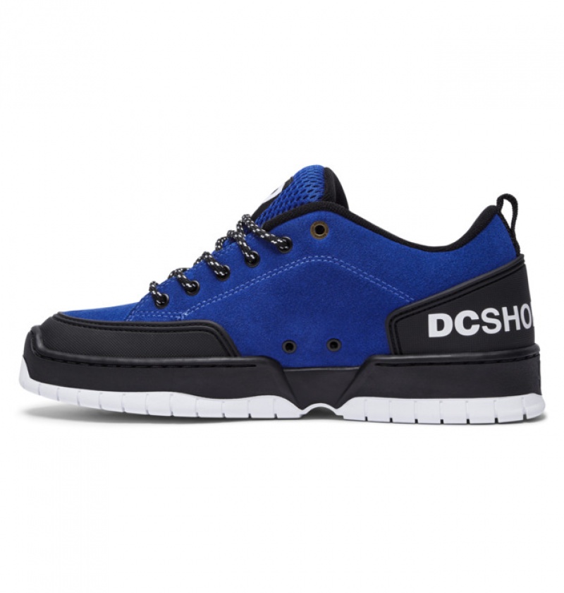 Hombre Tenis DC Shoes Bronze56K x DC Clocker Azul Marino Negras | CMS-279850