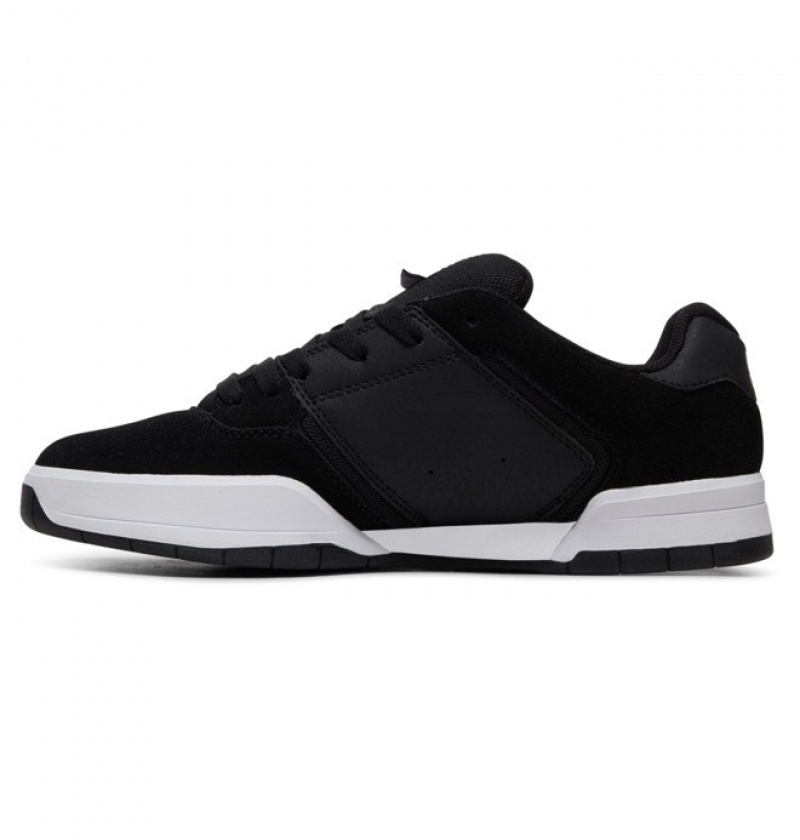 Hombre Tenis DC Shoes Central Negras Blancas | SGC-237861