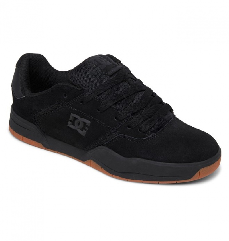 Hombre Tenis DC Shoes Central Negras Negras | UOE-420971