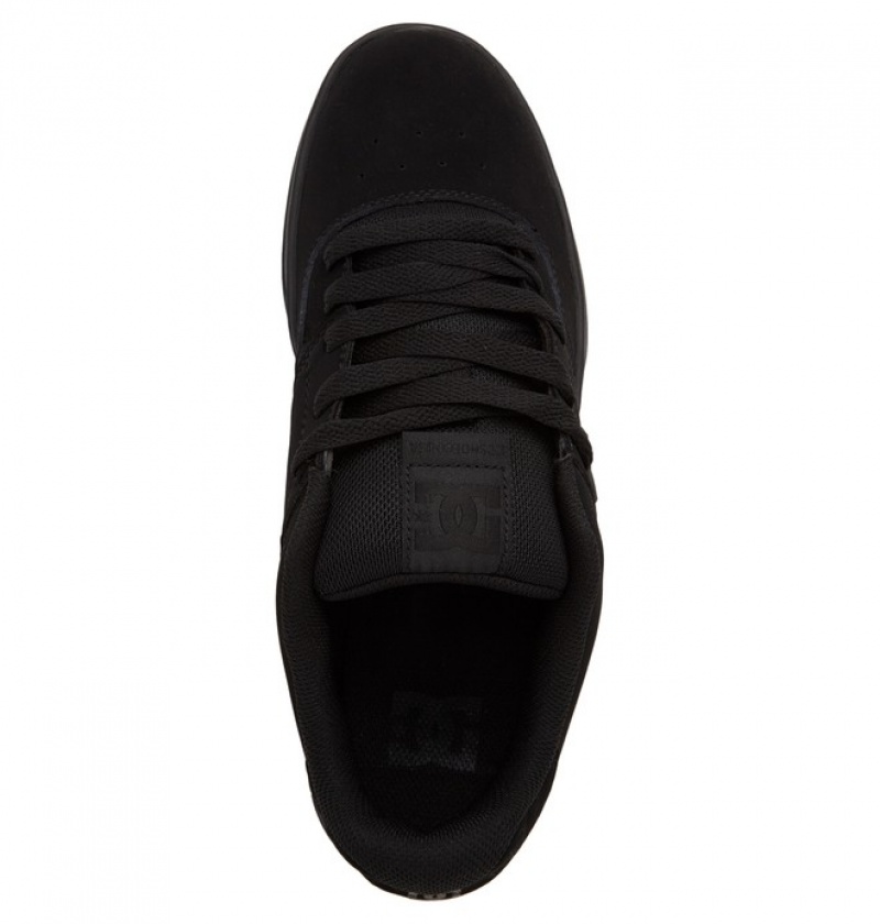 Hombre Tenis DC Shoes Central Negras Negras | KLN-431506