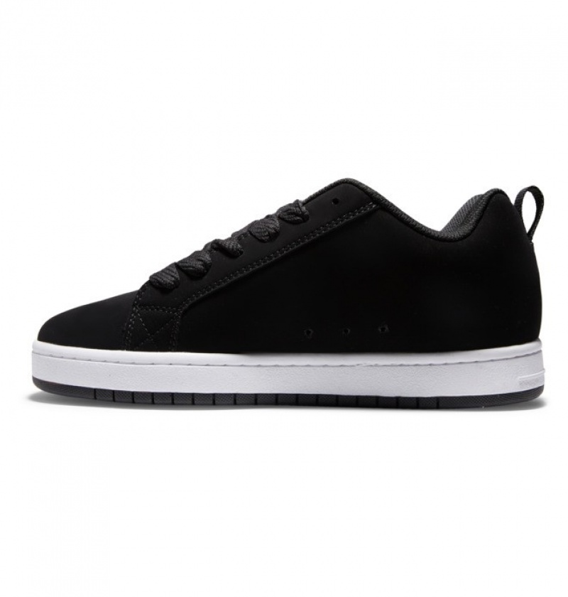 Hombre Tenis DC Shoes Court Graffik Negras Azules | TSJ-341609