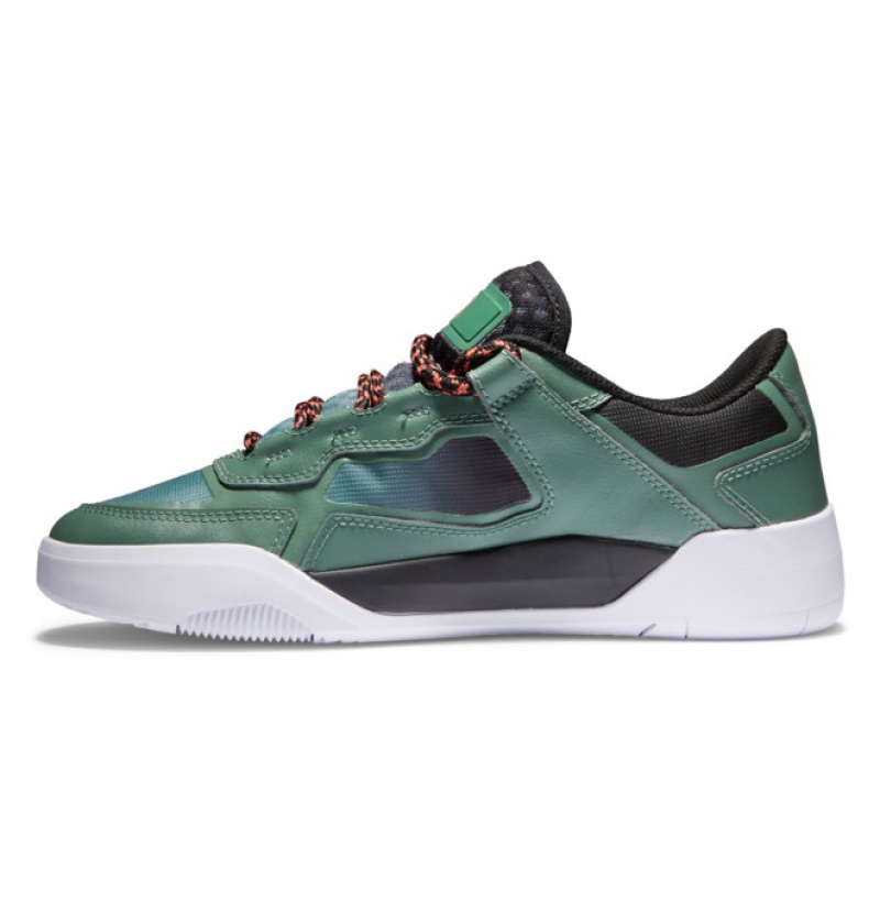 Hombre Tenis DC Shoes DC Metric Verde Oliva Negras | OVL-183659