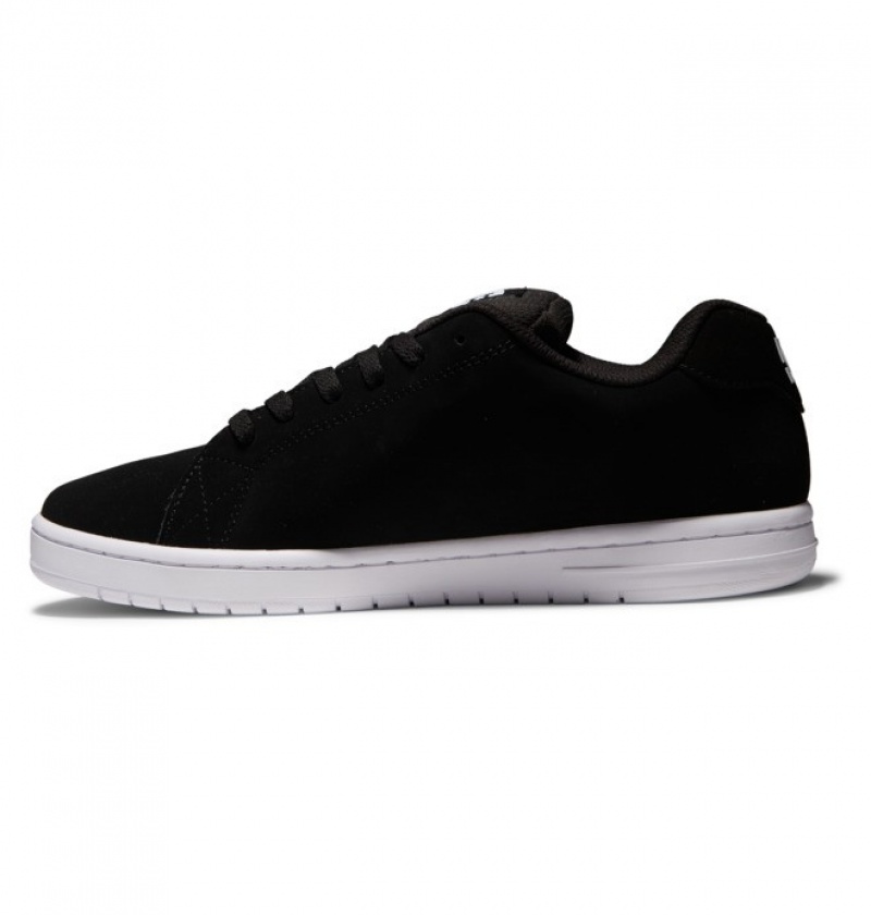 Hombre Tenis DC Shoes Gaveler Negras Blancas | SYI-832069