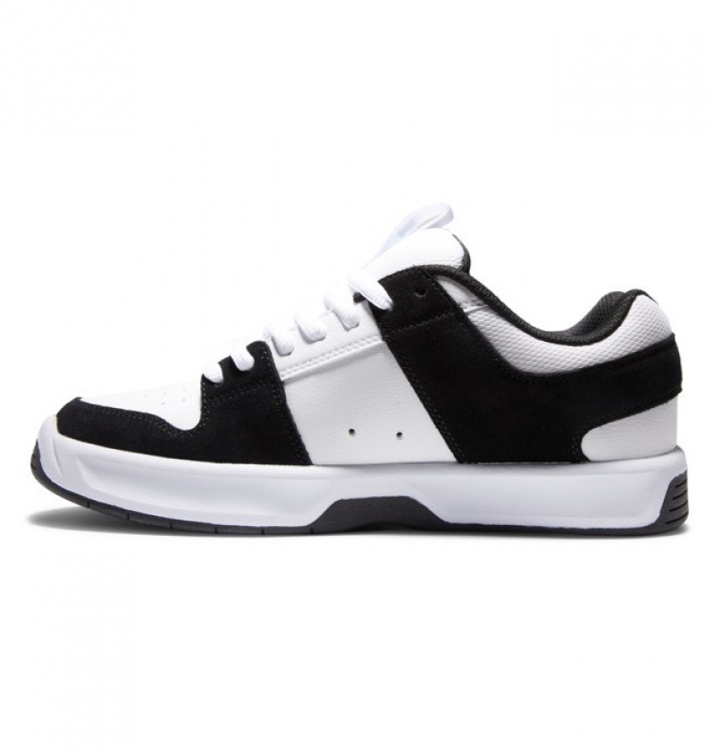 Hombre Tenis DC Shoes Lynx Zero Blancas Negras | DCT-079683