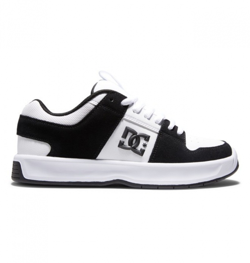 Hombre Tenis DC Shoes Lynx Zero Blancas Negras | DCT-079683