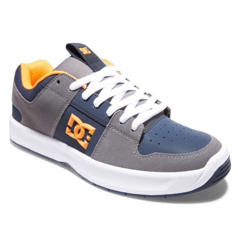 Hombre Tenis DC Shoes Lynx Zero Gris Naranjas | GNI-769835