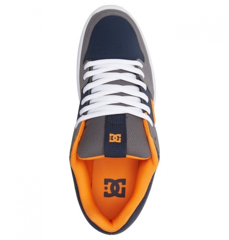 Hombre Tenis DC Shoes Lynx Zero Gris Naranjas | GNI-769835