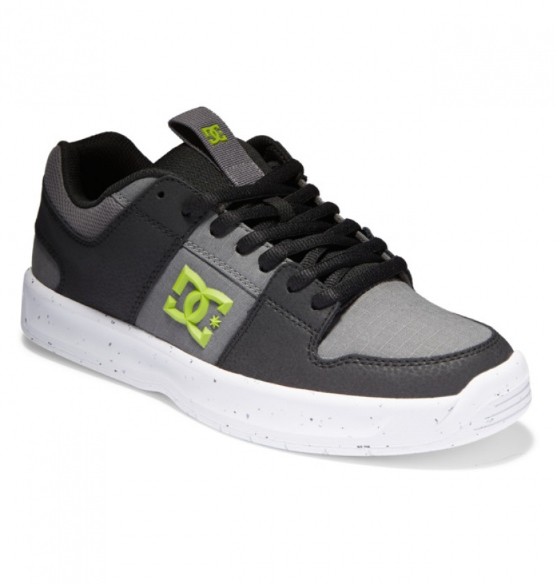 Hombre Tenis DC Shoes Lynx Zero Waste Negras Gris Verde | PCV-365801