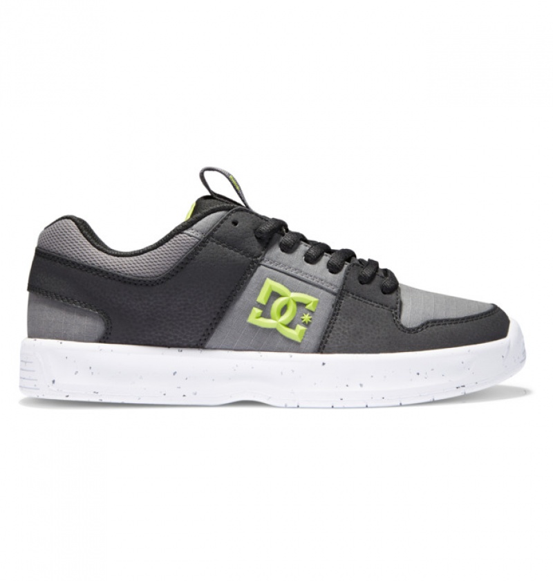 Hombre Tenis DC Shoes Lynx Zero Waste Negras Gris Verde | PCV-365801