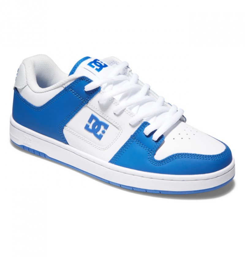 Hombre Tenis DC Shoes Manteca 4 Blancas Azules | SQJ-187302