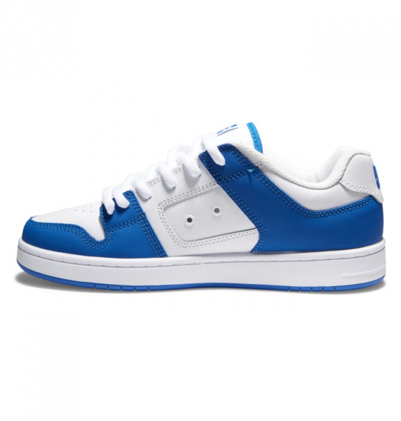 Hombre Tenis DC Shoes Manteca 4 Blancas Azules | SQJ-187302