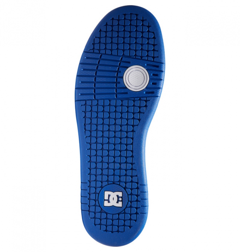 Hombre Tenis DC Shoes Manteca 4 Blancas Azules | SQJ-187302