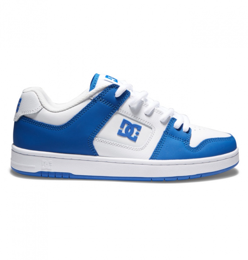 Hombre Tenis DC Shoes Manteca 4 Blancas Azules | SQJ-187302