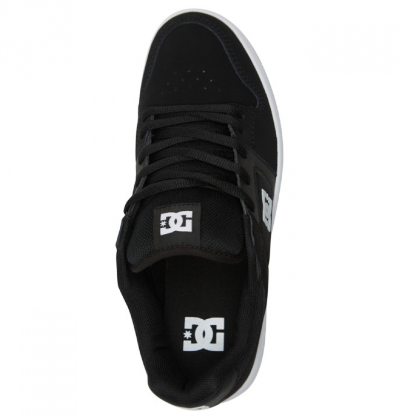 Hombre Tenis DC Shoes Manteca 4 Negras Blancas | LJC-847150