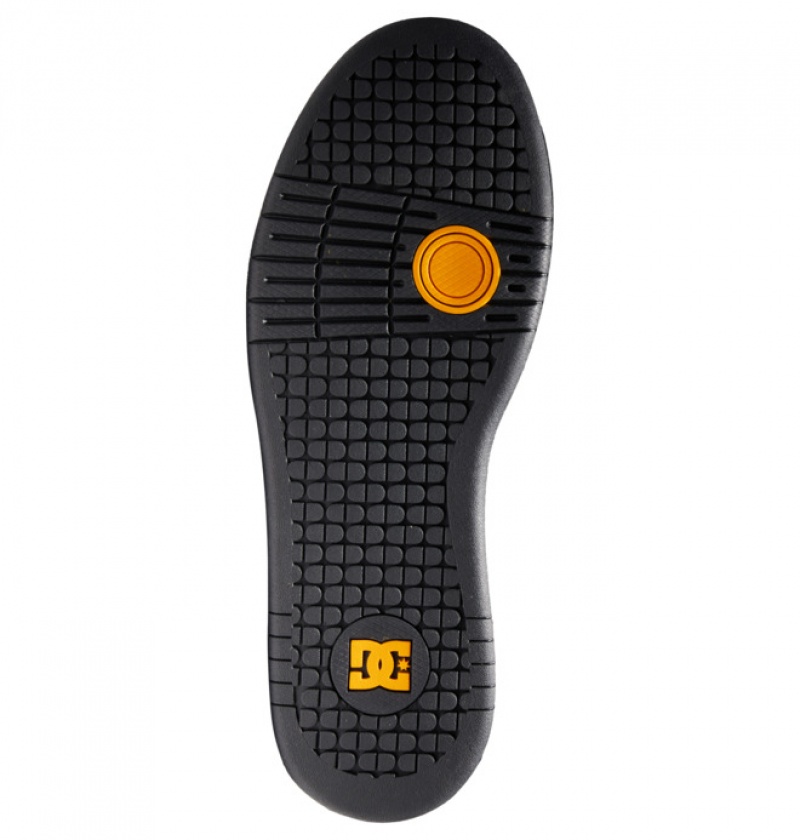 Hombre Tenis DC Shoes Manteca 4 Negras Marrones Verde | WRQ-705692