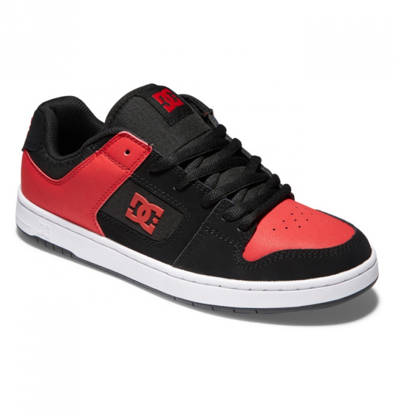 Hombre Tenis DC Shoes Manteca 4 Negras Rojas | FIG-240165