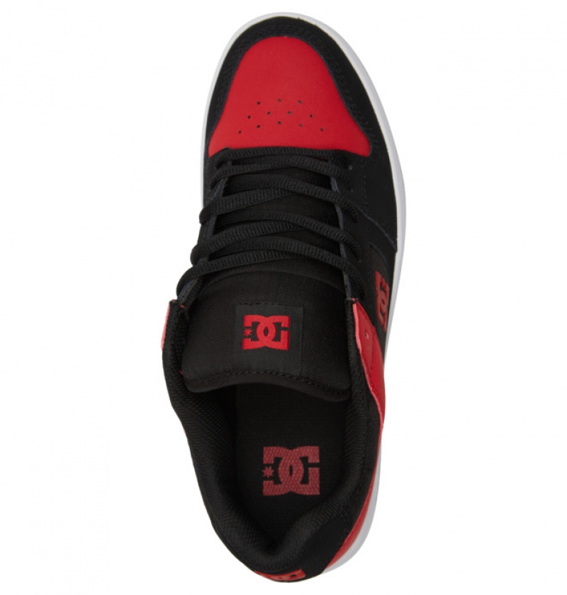 Hombre Tenis DC Shoes Manteca 4 Negras Rojas | FIG-240165