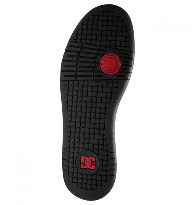 Hombre Tenis DC Shoes Manteca 4 Negras Rojas | FIG-240165