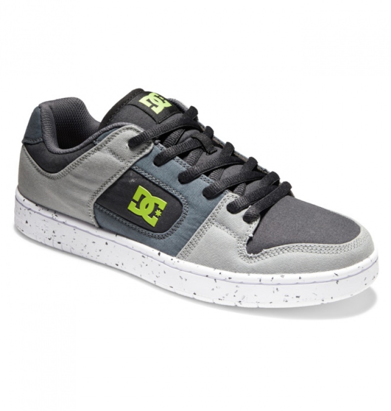 Hombre Tenis DC Shoes Manteca 4 Zero Waste Negras Gris Verde | FWB-149275