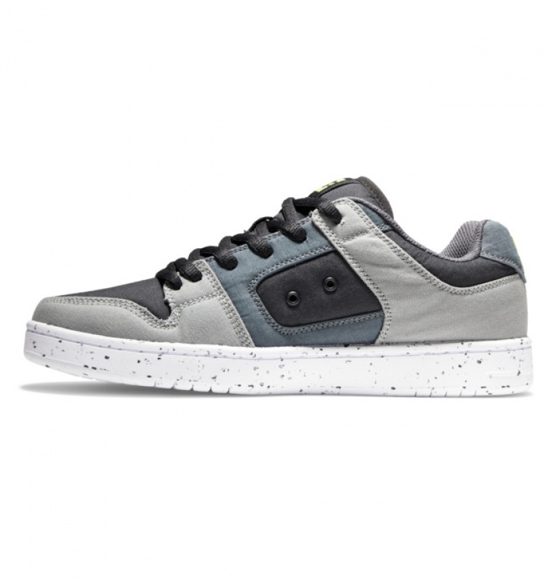 Hombre Tenis DC Shoes Manteca 4 Zero Waste Negras Gris Verde | FWB-149275