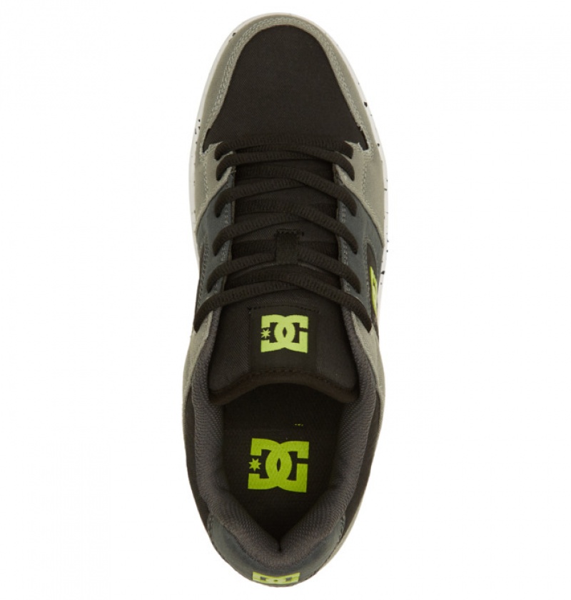 Hombre Tenis DC Shoes Manteca 4 Zero Waste Negras Gris Verde | FWB-149275