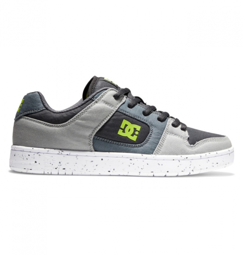 Hombre Tenis DC Shoes Manteca 4 Zero Waste Negras Gris Verde | FWB-149275