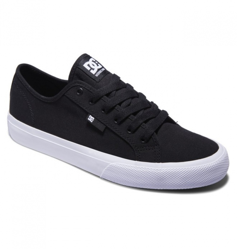 Hombre Tenis DC Shoes Manual Negras Blancas | HUB-843072