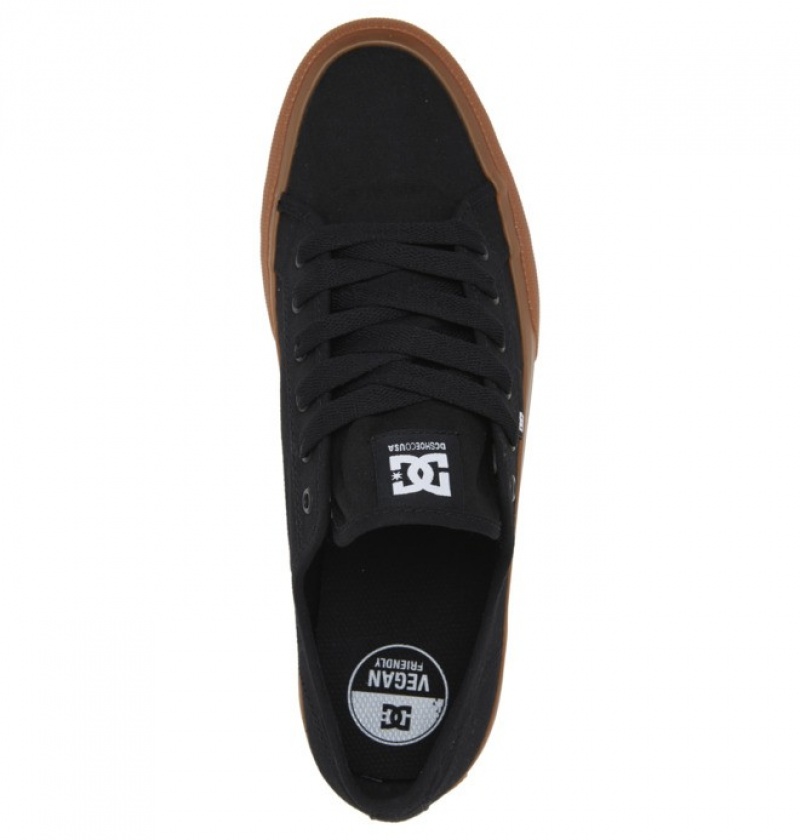 Hombre Tenis DC Shoes Manual Negras | CVG-915632