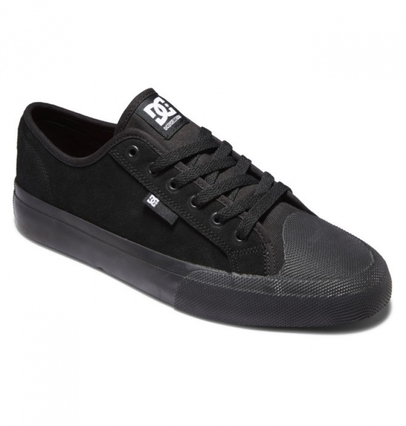 Hombre Tenis DC Shoes Manual RT S Semišové Skate Negras | SPJ-458973