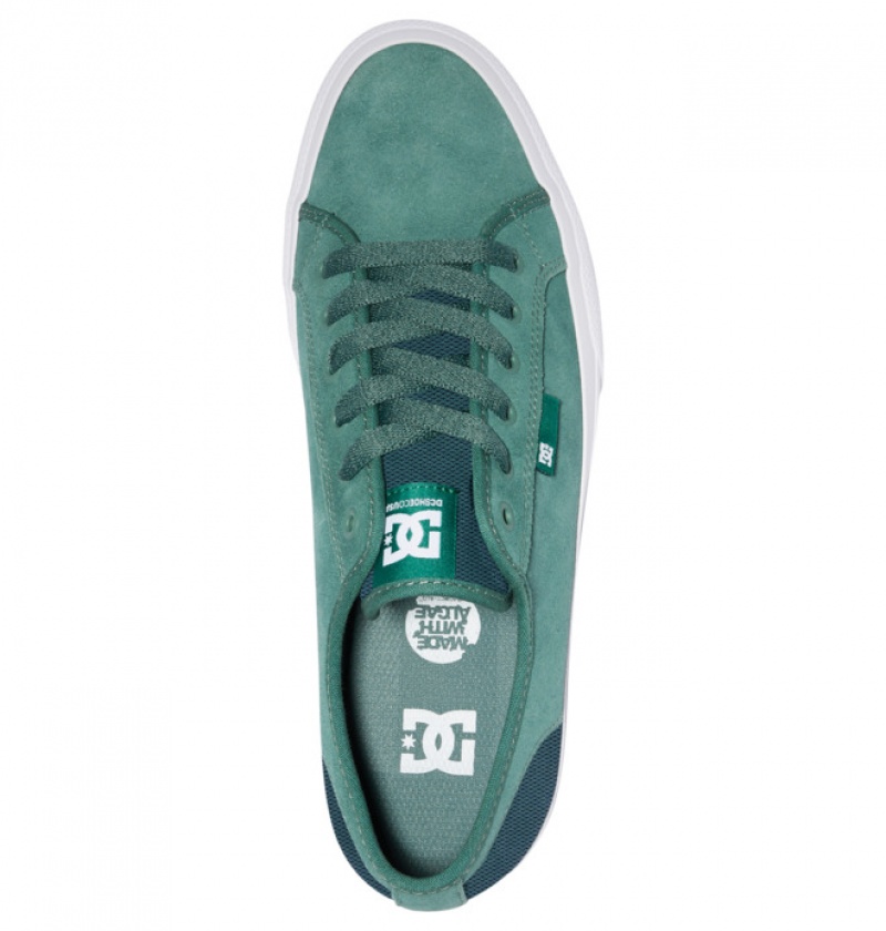 Hombre Tenis DC Shoes Manual Verde | HNZ-826401