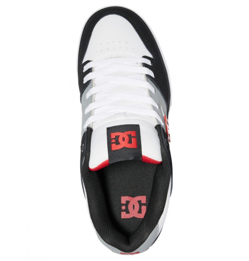 Hombre Tenis DC Shoes Pure Negras Blancas Gris | WOK-791605