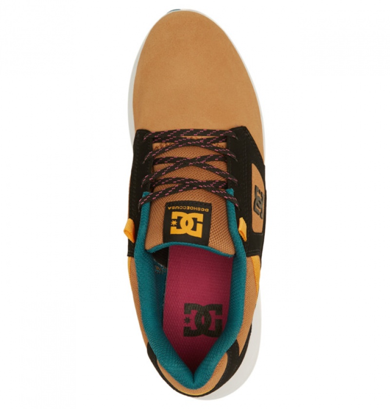 Hombre Tenis DC Shoes Skyline Lehké Marrones Negras Blancas | FZC-648397