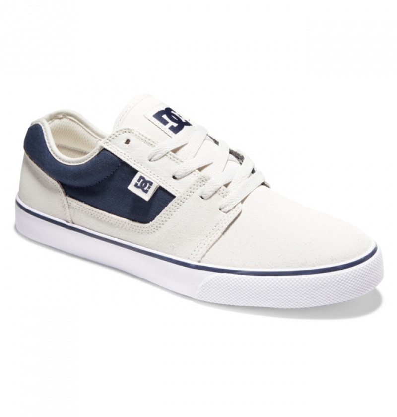 Hombre Tenis DC Shoes Tonik Blancas Azul Marino | EJQ-789345