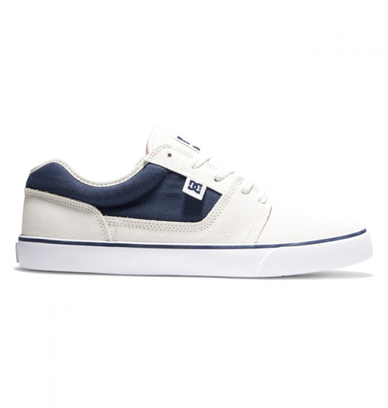 Hombre Tenis DC Shoes Tonik Blancas Azul Marino | EJQ-789345