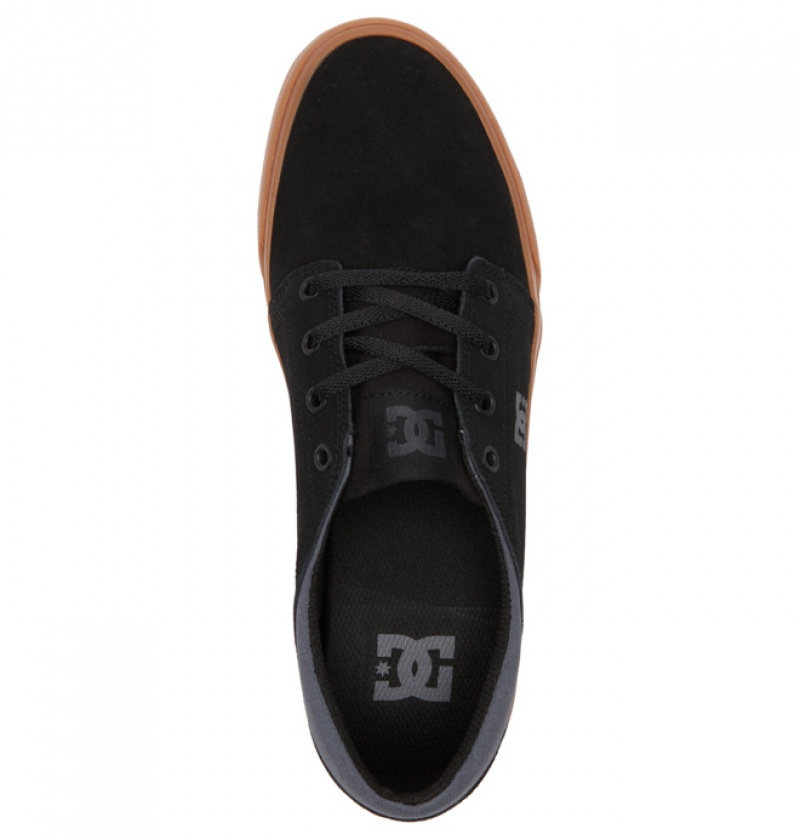 Hombre Tenis DC Shoes Trase Semišové Negras Gris Blancas | DYE-053926