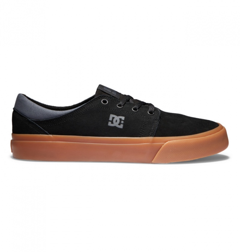 Hombre Tenis DC Shoes Trase Semišové Negras Gris Blancas | DYE-053926