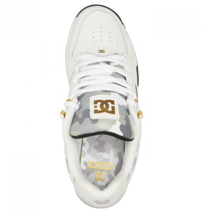 Hombre Tenis DC Shoes Versatile KB Blancas Camuflaje | VQI-634890