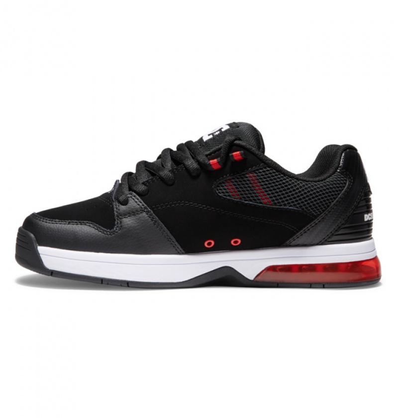 Hombre Tenis DC Shoes Versatile Negras Blancas Rojas | RQK-678245