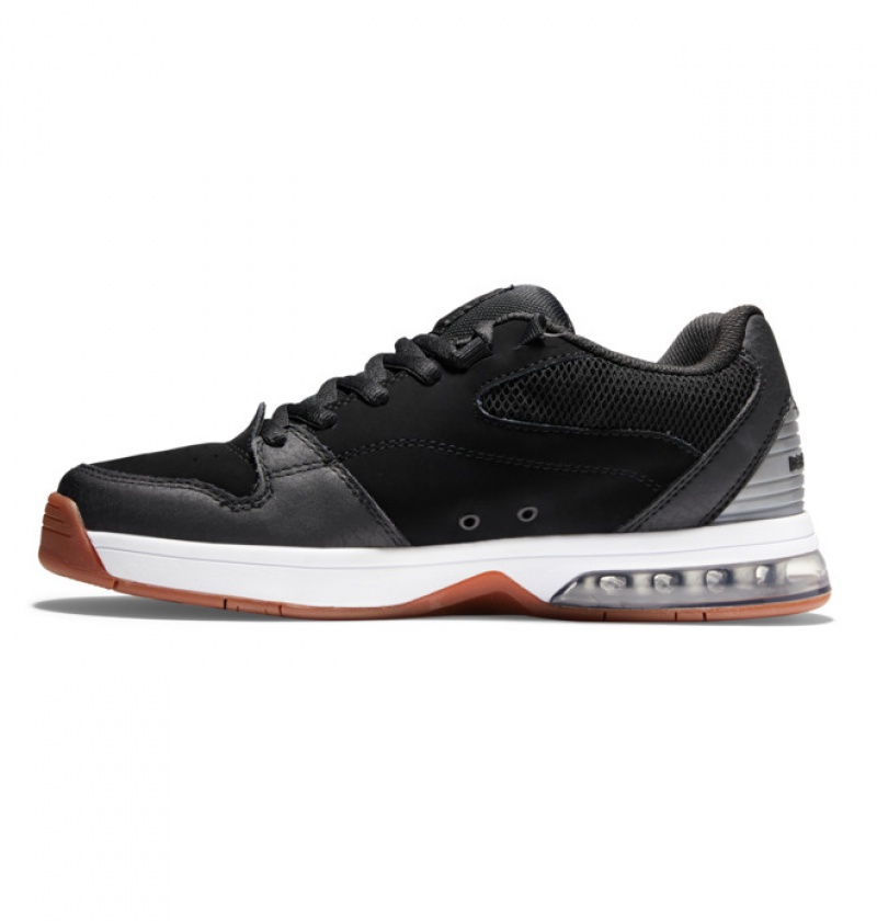 Hombre Tenis DC Shoes Versatile Negras Blancas | AOC-417805